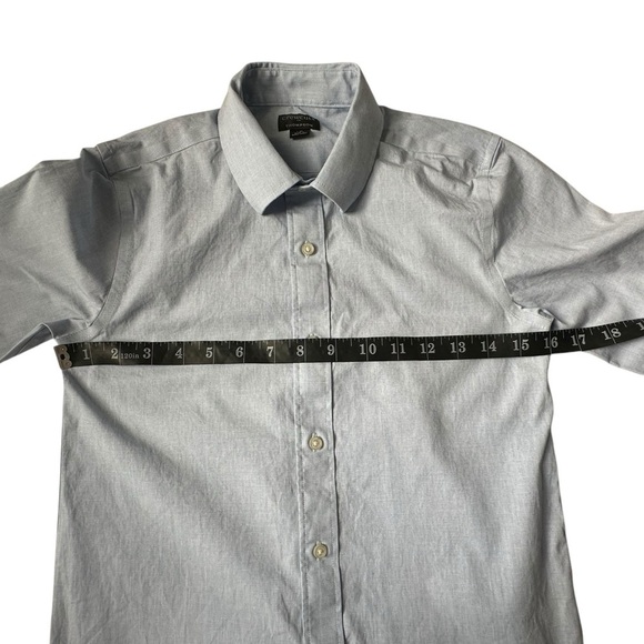 J. Crew Factory Boys Long Sleeve Thompson Blue Button Down Shirt Size 10 NWOT - Picture 7 of 8